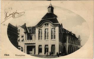 1916 Fülek, Filakovo; Községháza, képeslapfüzetből / town hall, from a postcard booklet (EK)