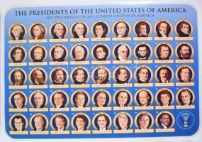 Az USA elnökeit ábrázoló 4 darabos edényalátét szett, 30x45 cm