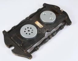 Barometer, fa testben, 28x15 cm