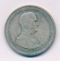 1930. 5P Ag "Horthy jobbra" T:F patina Adamo P8