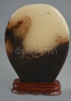 Kínai tudóskő asztaldísz, m: 16 cm