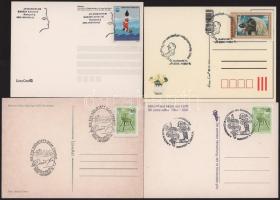 70 db modern magyar alkalmi bélyegzésű küldemény, levelezőlap, stb.