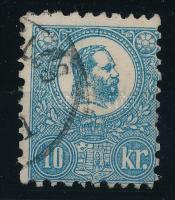 1871 Kőnyomat 10kr elfogazva (min 50.000)