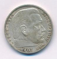 Német Harmadik Birodalom 1935E 5M Ag "Paul von Hindenburg" T:XF,VF patina
German Third Re...