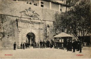 1908 Kotor, Cattaro; Marinethor. Franz Laforest / gate (EK)