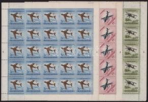 1954 Repülőnap sor teljes ívekben (8 db) (rozsdafoltok / stain)