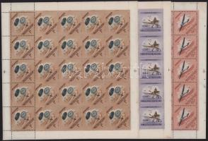1954 Repülőnap sor teljes ívekben (8 db) (rozsdafoltok / stain)