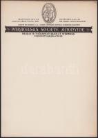 cca 1940 Bp., Paracelsus Société Anonyme produit thérapeutiques et vitamines (vitamin- és gyógyszerk...