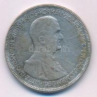 1930. 5P Ag "Horthy jobbra" T:F