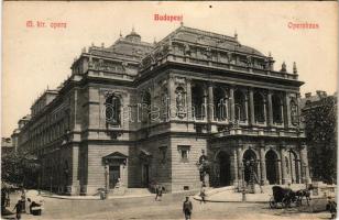 1910 Budapest VI. M. kir. Opera (kis szakadás / small tear)