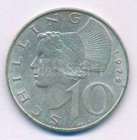 Ausztria 1972. 10Sch Ag T:XF patina Austria 1972. 10 Schilling Ag C:XF patina Krause KM#2882