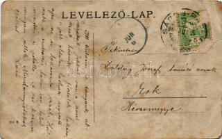 1908 Tiszakarád (Karád), Szentmária major, tanya, tiszttartói lak. photo (fa)