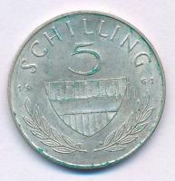 Ausztria 1961. 5Sch Ag T:XF patina Austria 1961. 5 Schilling Ag C:XF patina Krause KM# 2889