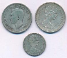 Kanada 1938. 25c Ag + 1965. 25c Ag + 1967. 10c Ag T:VF-F
Canada 1938. 25 Cents Ag + 1965. 25 Cents ...
