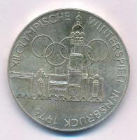 Ausztria 1976. 100Sch Ag "Téli Olimpia Innsbruck" T:AU patina Austria 1976. 100 Schilling Ag "Winter Olympics Innsbruck / Building and Olympic logo" C:AU patina Krause KM#2927
