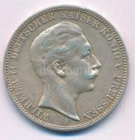 Német Államok / Poroszország 1911A 3M Ag "II. Vilmos" T:XF patina
German States / Prussia...