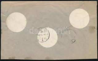 1930 Ajánlott levél 5 db bélyeggel Budapestről Nyíregyházára