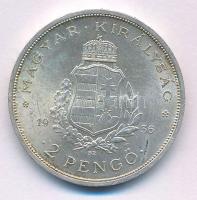 1936. 2P Ag "Liszt" T:AU,XF patina Adamo P7.3