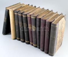 Szinnyei József: Magyar írók élete és munkái I-XIV. köt. Majdnem teljes sorozat, hiányzó kötetek: V,...