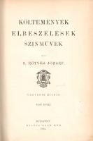 Eötvös József: 12 kötet Eötvös József összes munkáinak első, Ráth Mór-féle díszkiadásából.
A falu j...