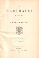 Eötvös József: 12 kötet Eötvös József összes munkáinak első, Ráth Mór-féle díszkiadásából.
A falu j...
