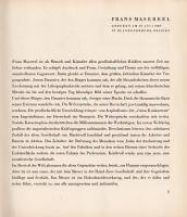Frans Masereel. Einführung und Auswahl von Gerhart Ziller.
[Drezda] Dresden, (1949). Sachsenverlag ...