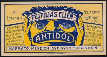 Antidol számolócédula 16x8 cm