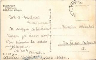 Budapest XII. Csillebérci Úttörővasút vasútállomás "Továbbtanulással előre a béke megvédéséért!...