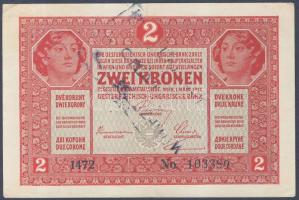 1917. 2K felülnyomással T:II