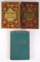 A Pesti Hírlap nagy naptára 1930., 1932., 1935. évi kiadásai (3 kötet). Bp., Légrády Testvérek. Kiadói papírkötés/egészvászon-kötés, változó állapotban.