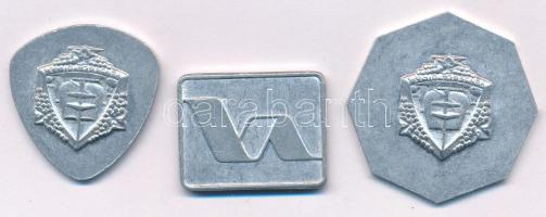 1960-1980 k. "Miskolci Vendéglátóipari Vállalat - Étkezés" kétoldalas Al élelmiszerbárca (...