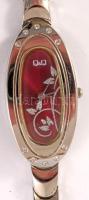 Q&amp;Q női karóra, kvarc, fém szíjjal, 4x2cm