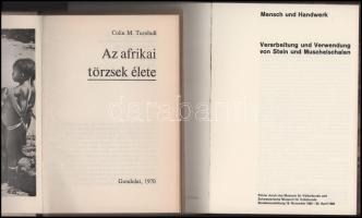 2 db Afrikával kapcsolatos könyv: Colin M. Turnbull: Az afrikai törzsek élete. Ford.: Bónis György. ...