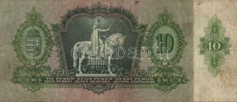 1936. 10P hamis 3. Birodalmi felülbélyegzéssel T:III+