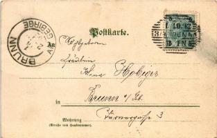 1902 Metzeler's Pneumatic, Gummi-Waaren-Fabrik (München - Wien) / rubber goods factory advertis...