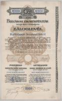 1904-1942. Budapest "Magyar Jelzálog - Hitelbank Budapest" 4% záloglevele 100K-ról + &quot...