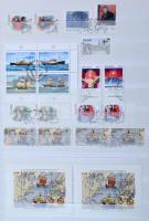 Izland gyűjtemény erős modern résszel 2000-ig, benne füzetek is, jó anyag! 24 fehér lapos A4-es bera...