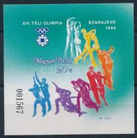 1983 Téli olimpia VII. - Szarajevó vágott blokk (4.000)