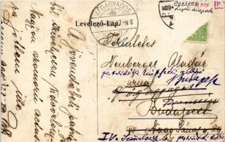 1909 Pozsony, Pressburg, Bratislava; Ligeti díszkert / garden, park (Rb)