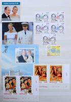 Svédország, Monaco, Portugália, Gibraltár, San Marino, stb. sok modern pecsételt kisív, de postatisz...