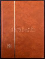 16 fehér lapos A4-es berakó, kevés szovjet bélyeggel