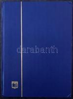 8 fehér lapos A4-es berakó, kevés bélyeggel, főleg postatiszta anyag