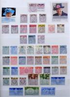 Angol + Norvég pecsételt és postatiszta anyag, jó modern résszel, 24 fehér lapos A4-es berakóban