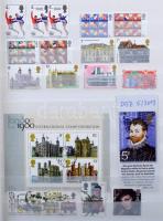 Angol + Norvég pecsételt és postatiszta anyag, jó modern résszel, 24 fehér lapos A4-es berakóban