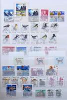 Angol + Norvég pecsételt és postatiszta anyag, jó modern résszel, 24 fehér lapos A4-es berakóban