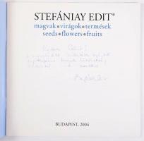 Stefániay Edit magvak, virágok, termések. Seeds, Flowers, Fruits. A művész, Stefániay Edit (1936-) z...