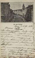 1890!!! Fiume Corso (very early postcard)