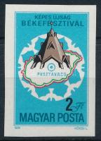 1984 Békefesztivál vágott bélyeg