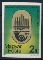 1984 OSZSZ Miniszteri Értekezlet vágott bélyeg