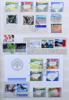 Svájc főleg modern szép minőségű anyag, 32 fehér lapos A4-es berakóban. Érdemes átnézni, magas katalógusérték!